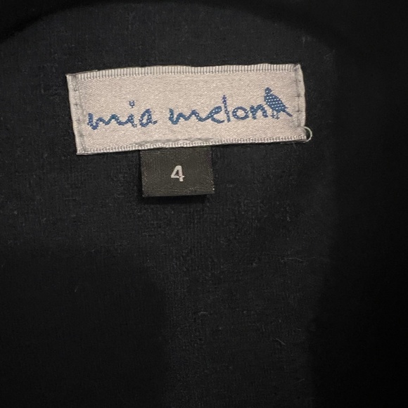 Mia Melon short navy coat - Picture 4 of 9